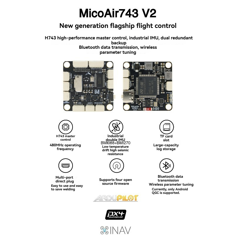 MicoAir743 V2   Flight Control - Drone Rc Leading review and price
