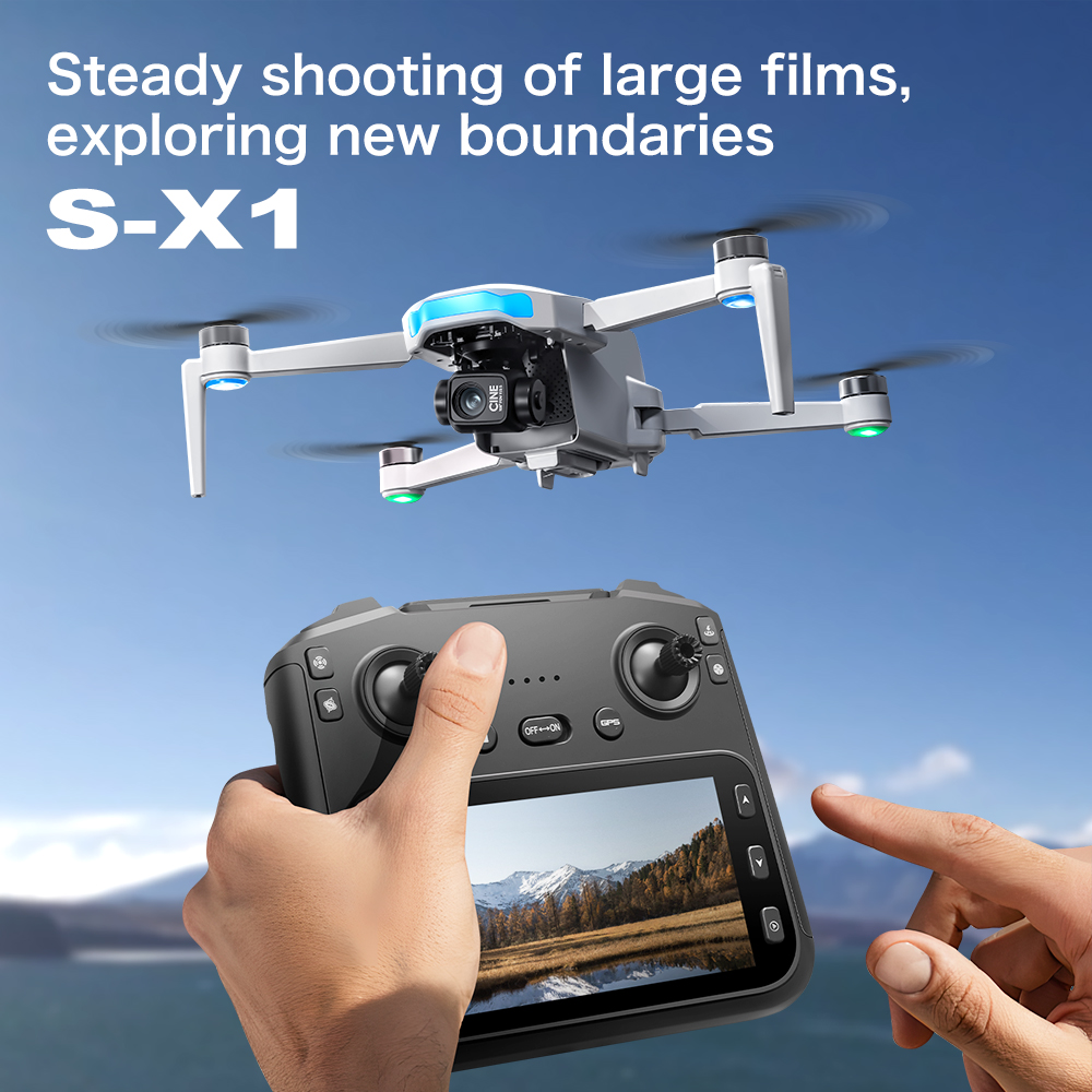 Original S-X1 GPS Foldable RC  - Drone Ae Rc review and price