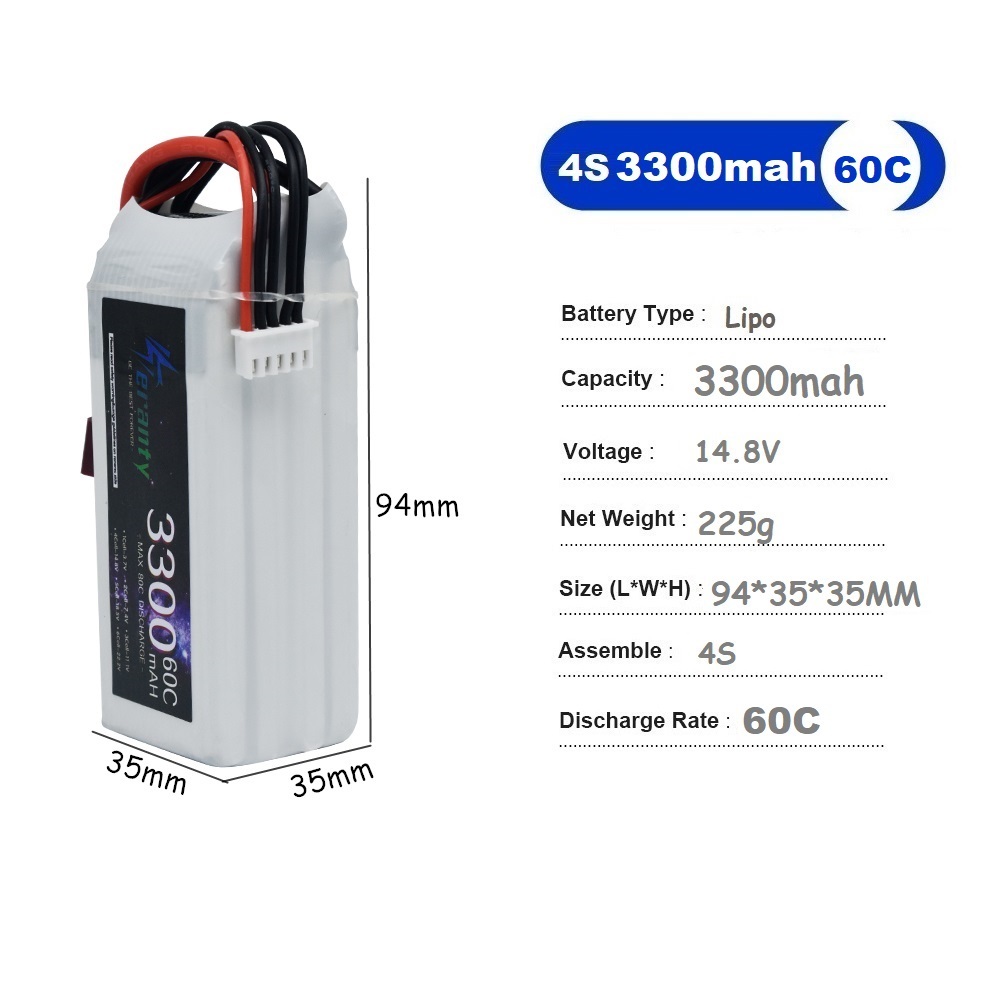 LiPo Rechargeable Battery 4S 3 - Drone Rc Leading review and price