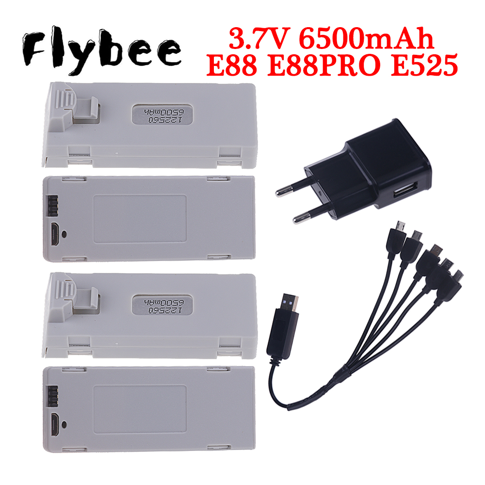 Original E88 Battery 3.7V 6500 - Drone E88 Rc Quadcopter review and price