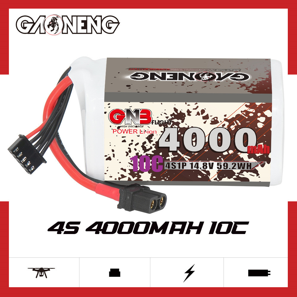 GNB 4000mAh 4S 14.8V 10C 20C W - Drone Rc Leading review and price