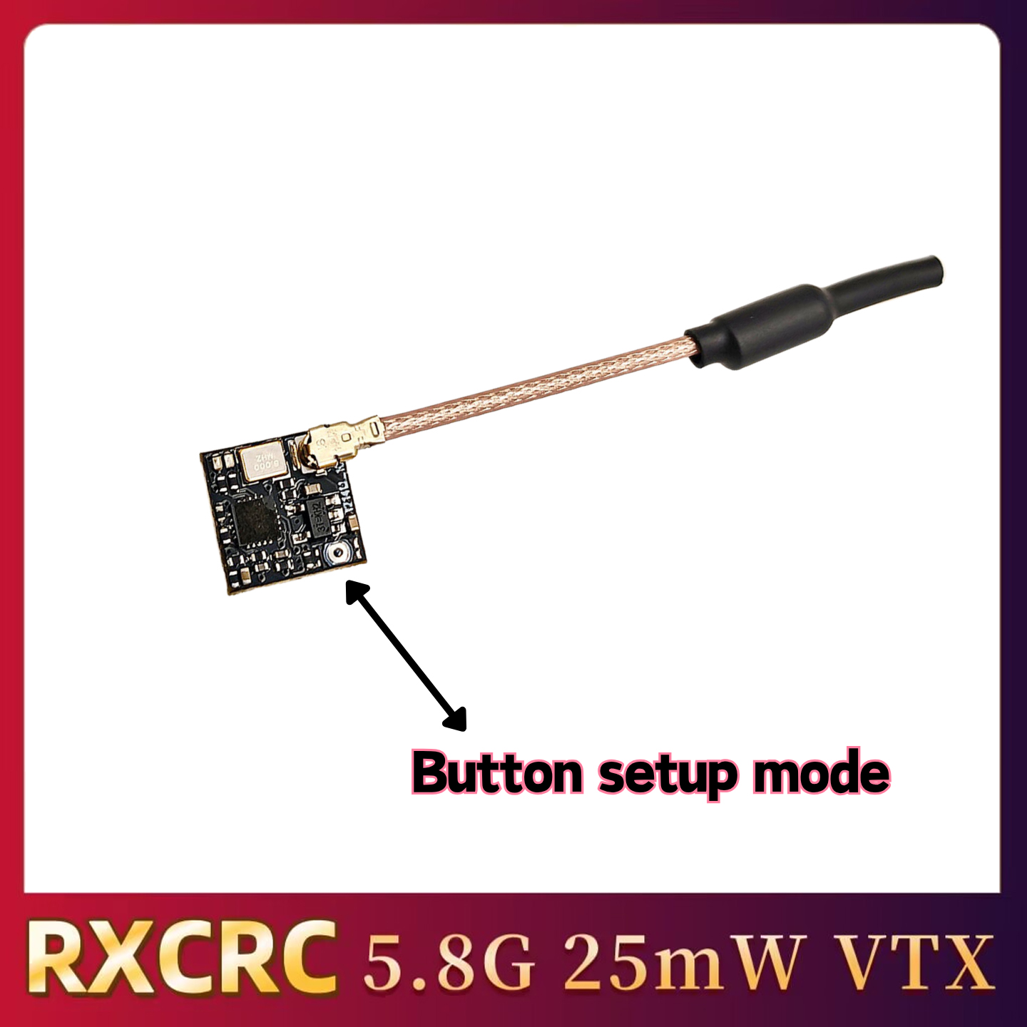 RXCRC 5.8GHz 48CH FPV 25mW Ana - Drone Rc Toy review and price